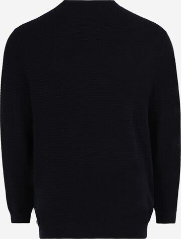 Jack & Jones Plus Sweater 'BLUMIGUEL' in Blue