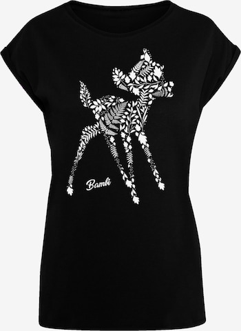 T-shirt 'Disney' F4NT4STIC en noir : devant