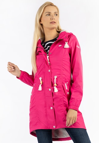 Schmuddelwedda Raincoat in Pink: front