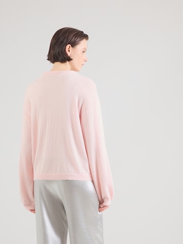 PIECES Knit Cardigan 'PCNAOMI' in Pink