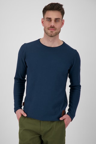 Alife and Kickin Pullover in Blau: predná strana