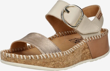 Sandales PIKOLINOS en bronze : devant