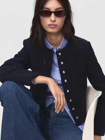 Veste mi-saison 'ELOISA' MANGO en bleu : devant