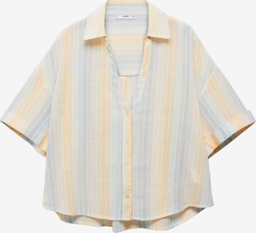 MANGO Blouse 'COCONUT' in Yellow: front