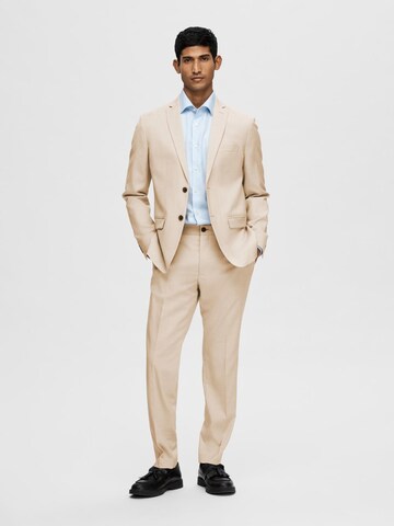 SELECTED HOMME Slim fit Ανδρικό σακάκι 'SLHCEDRIC' σε μπεζ