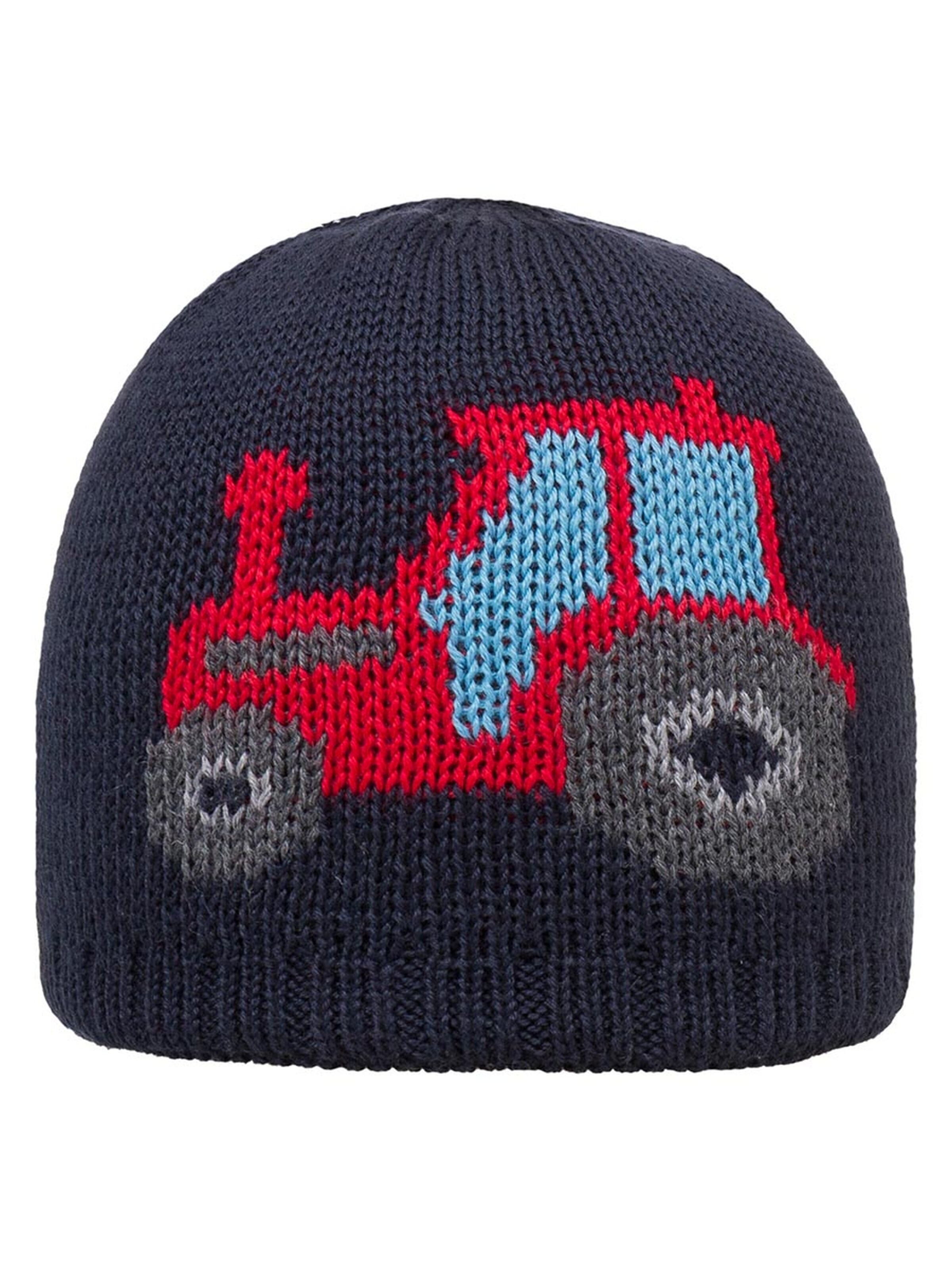 DÖLL Beanie 'Topfmütze Strick' in Blue: front