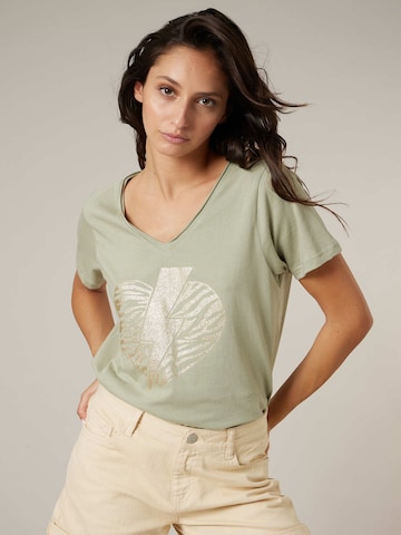 T-shirt 'Lovers' Deeluxe en vert : devant