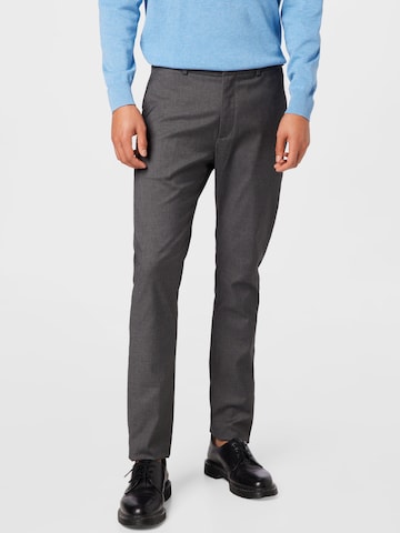 REPLAY - regular Pantalón chino en gris: frente