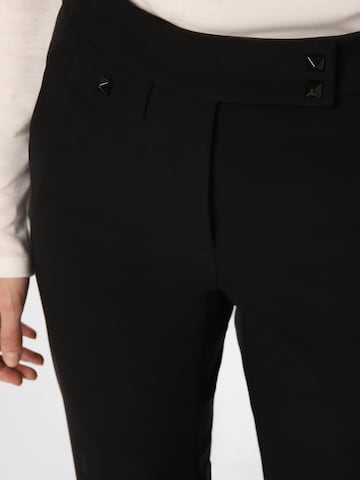 Cambio Regular Pleated Pants ' Scarlet ' in Black