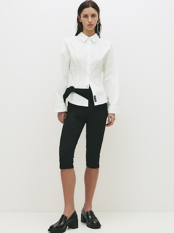 Pull&Bear Bluse i hvid