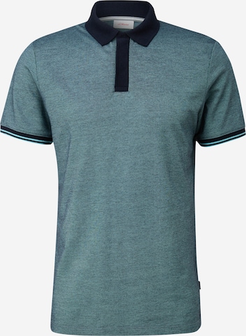 s.Oliver Shirt in Blauw: voorkant