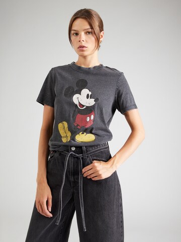 ONLY T-Shirt 'ONLMICKEY MINNIE' in Grau: predná strana