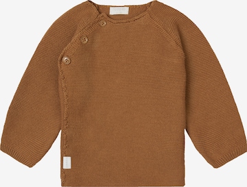 Noppies Knit Cardigan 'Pino' in Brown: front