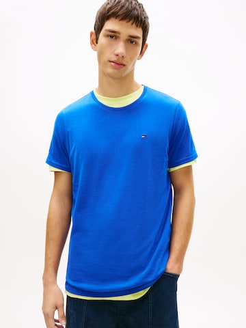 zils Tommy Jeans T-Krekls: no priekšpuses