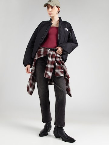 Abercrombie & Fitchregular Traperice - crna boja