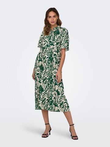 JDY Shirt Dress 'NILE LIFE' in Green: front