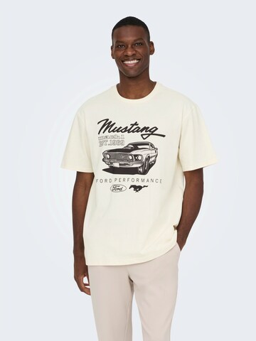 Only & Sons Póló 'ONSFORD' - fehér