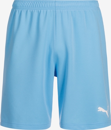 PUMA Workout Pants 'TeamRise' in Blue: front