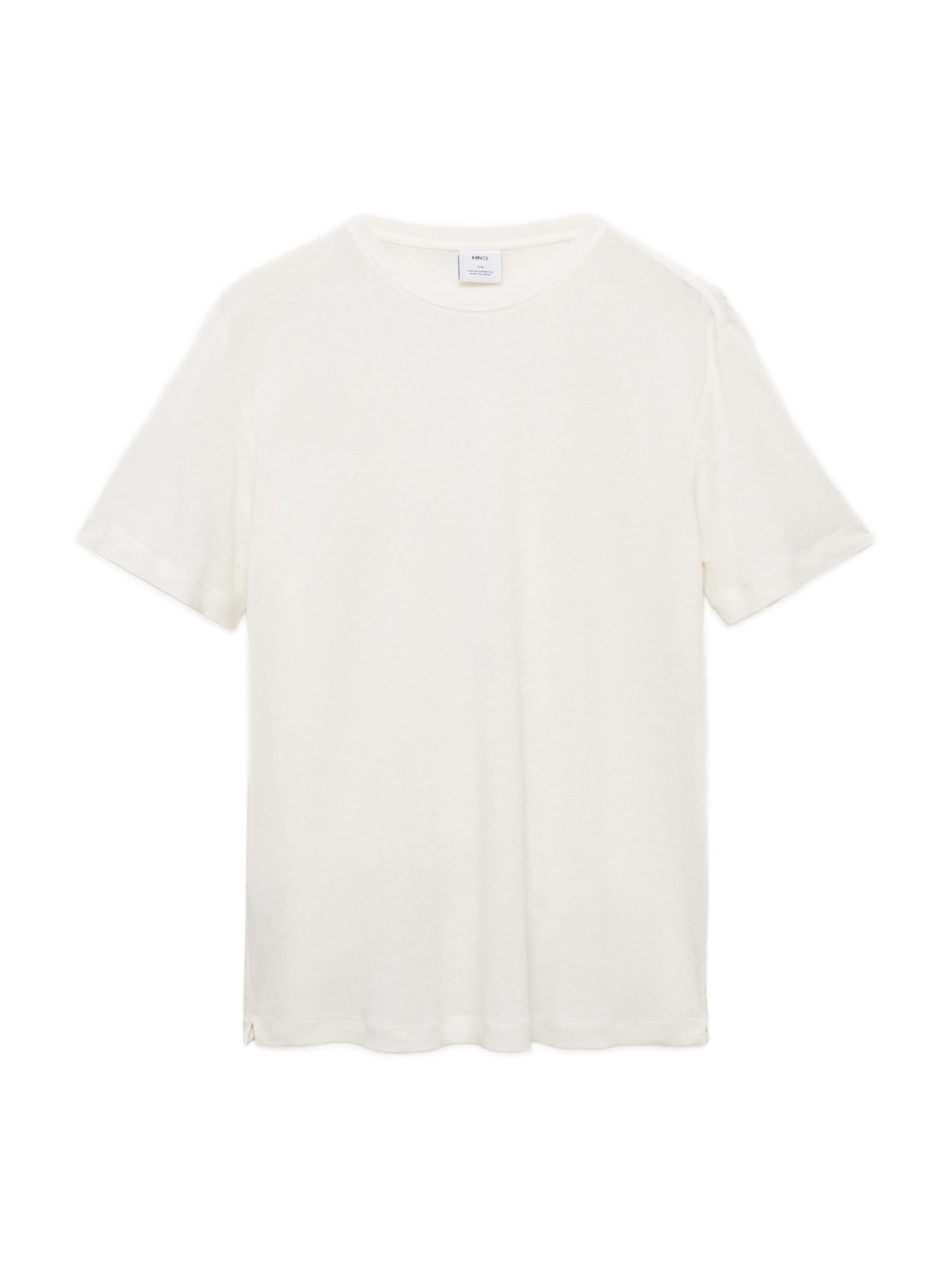 MANGO MAN Shirt 'LIMAN' in Wit: voorkant