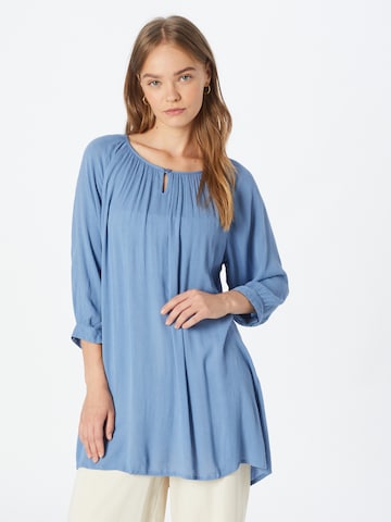 Kaffe Tunic 'Amber' in Blue: front