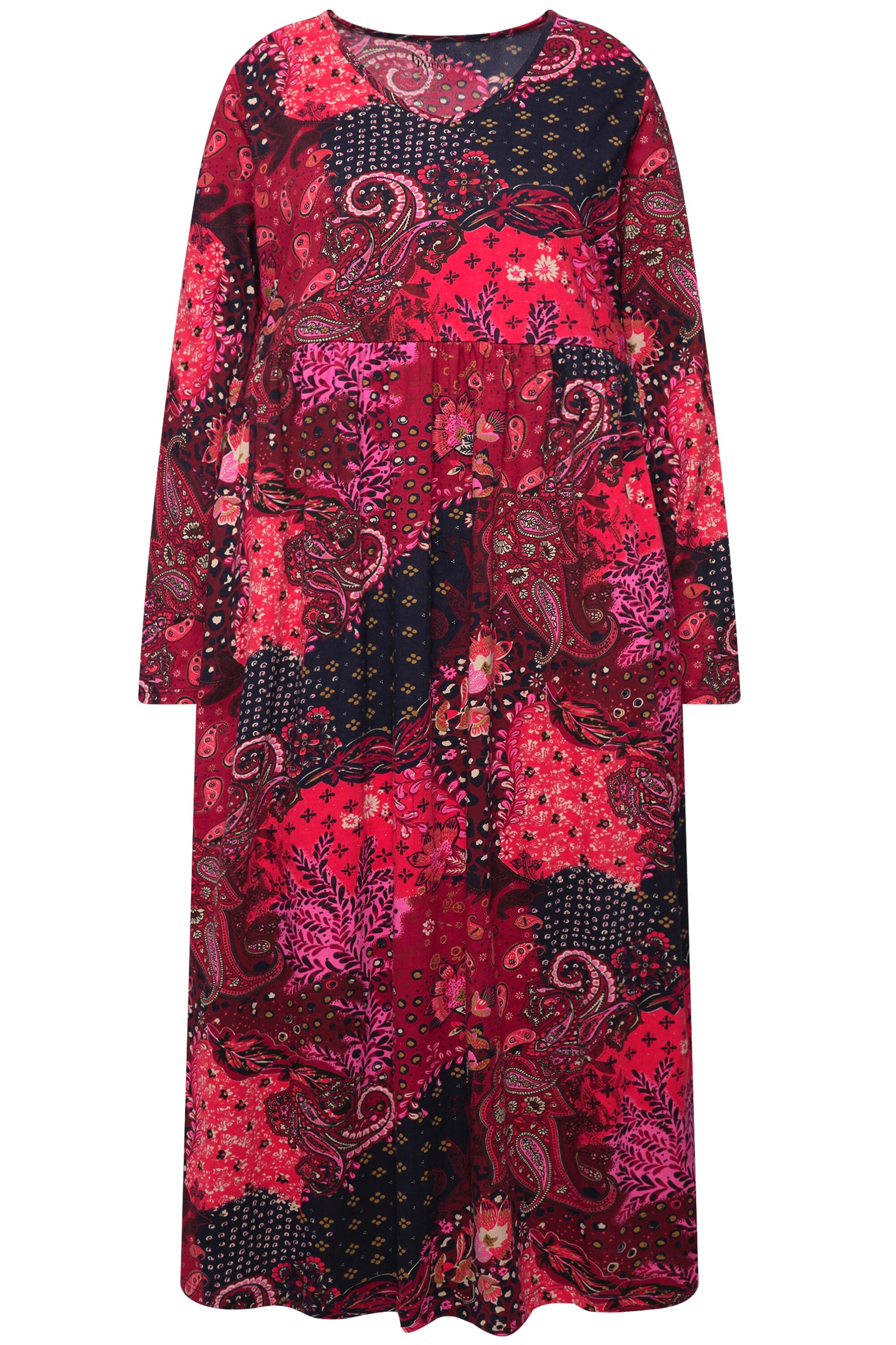 Robe Ulla Popken en rouge : devant