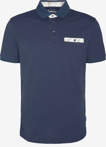 Barbour - Camisa 'Hirstly' em azul: frente