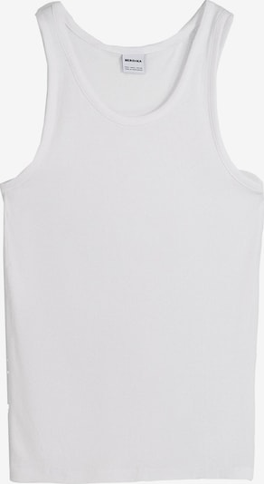 Bershka T-Shirt en blanc, Vue avec produit