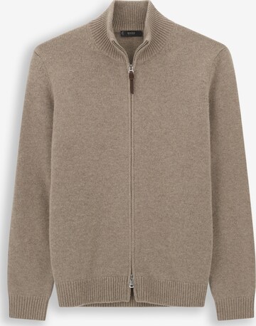 Boggi Milano Gebreid vest in Beige: voorkant