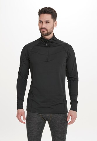 Whistler Athletic Sweater in Black: front