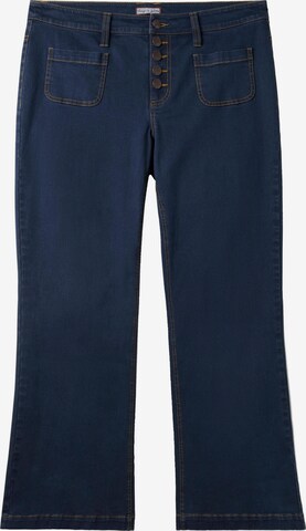 sheego by Joe Browns Bootcut Jeans in Blau: predná strana