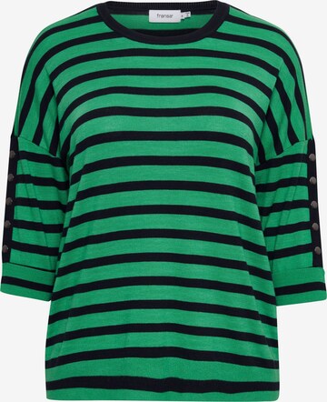 T-shirt Fransa Curve en vert : devant