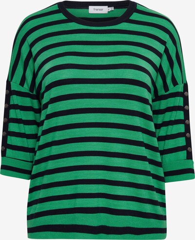 Fransa Curve Shirt in grün / schwarz, Produktansicht