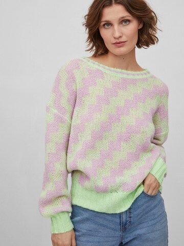 VILA Sweater 'Emilia' in Green