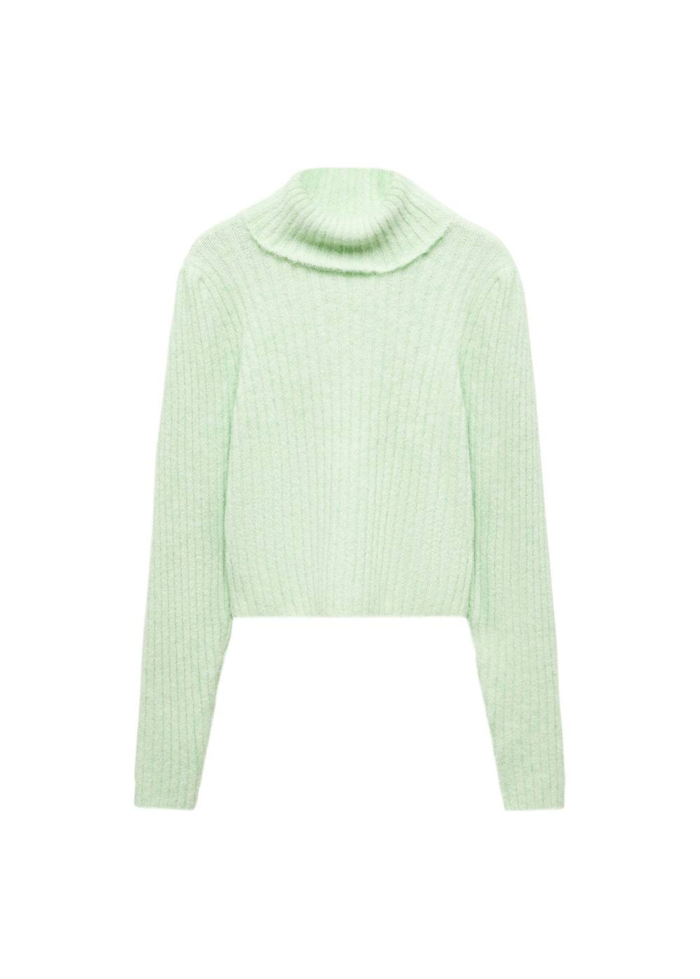 MANGO Pulover 'Pomme' | zelena barva: sprednja stran