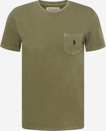 T-Shirt Polo Ralph Lauren en vert : devant