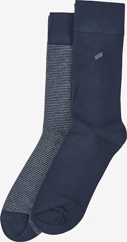 Chaussettes HECHTER PARIS en bleu : devant