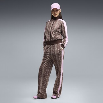 PUMA Loose fit Trousers 'T7' in Brown