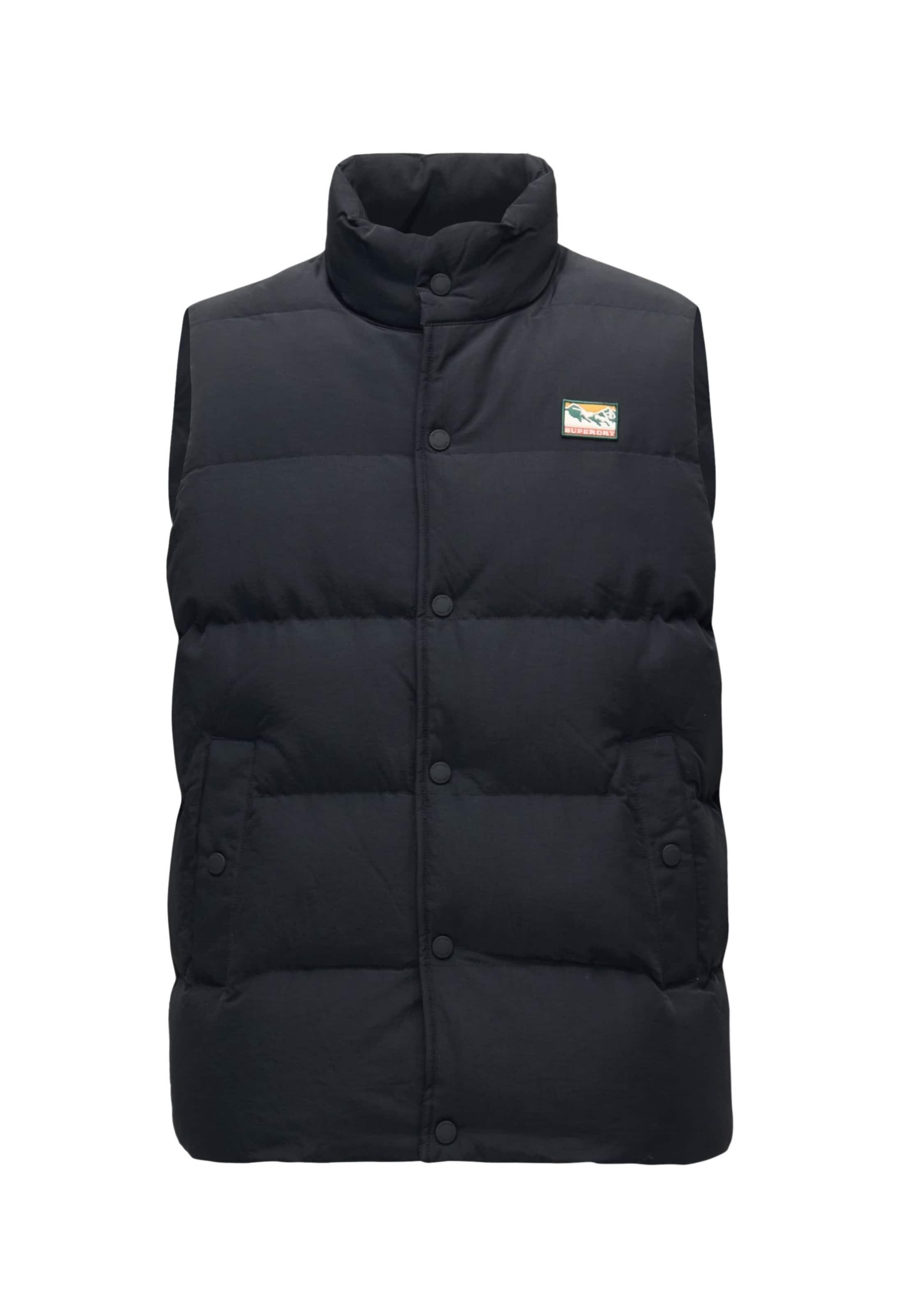 Superdry & Co - Chaleco 'Everest' en negro: frente