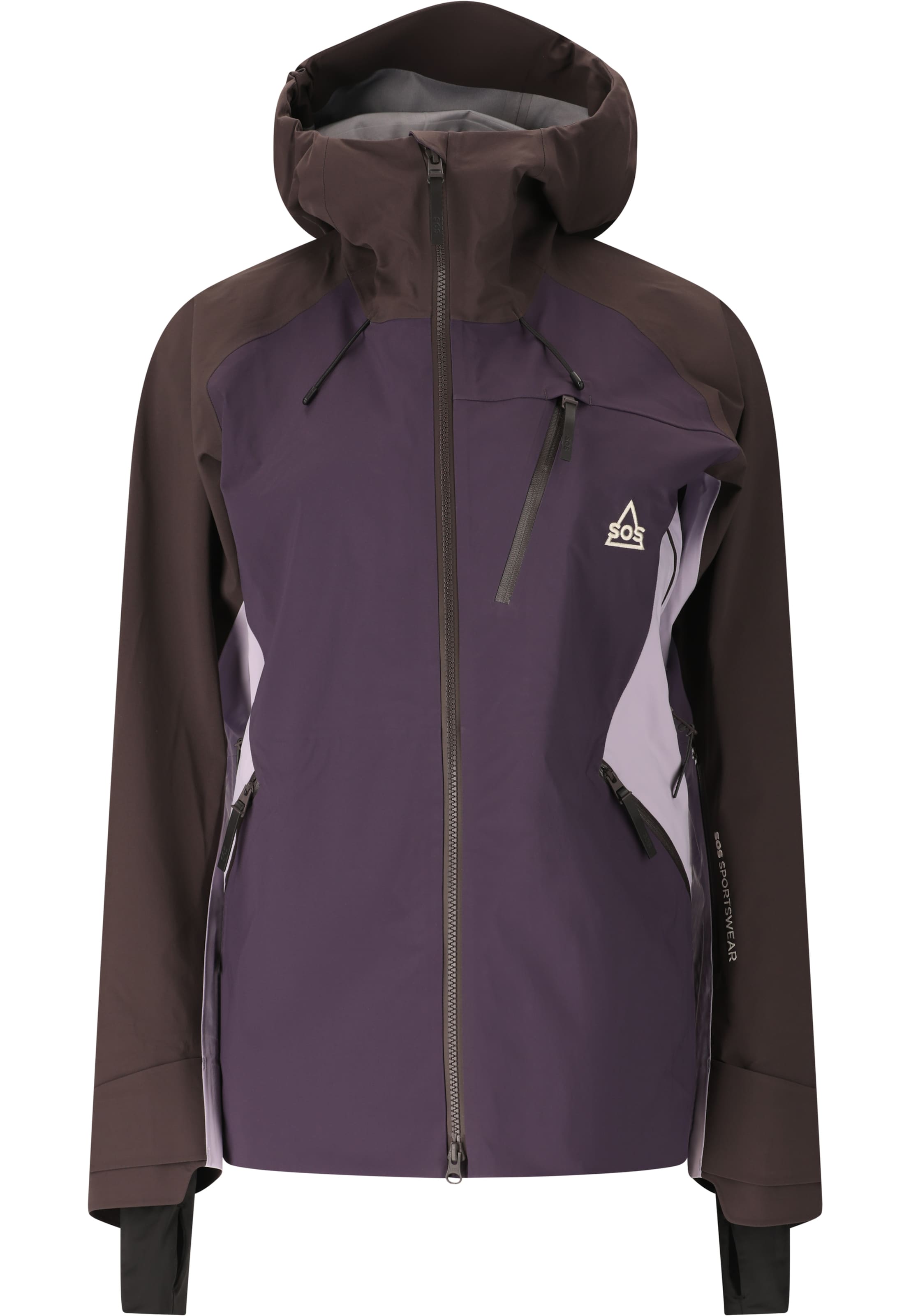 SOS Sports jacket 'Unbound' in Purple: front