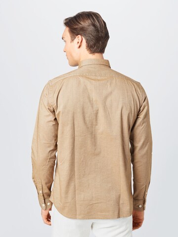 SELECTED HOMME - Ajuste regular Camisa 'Rick' en marrón