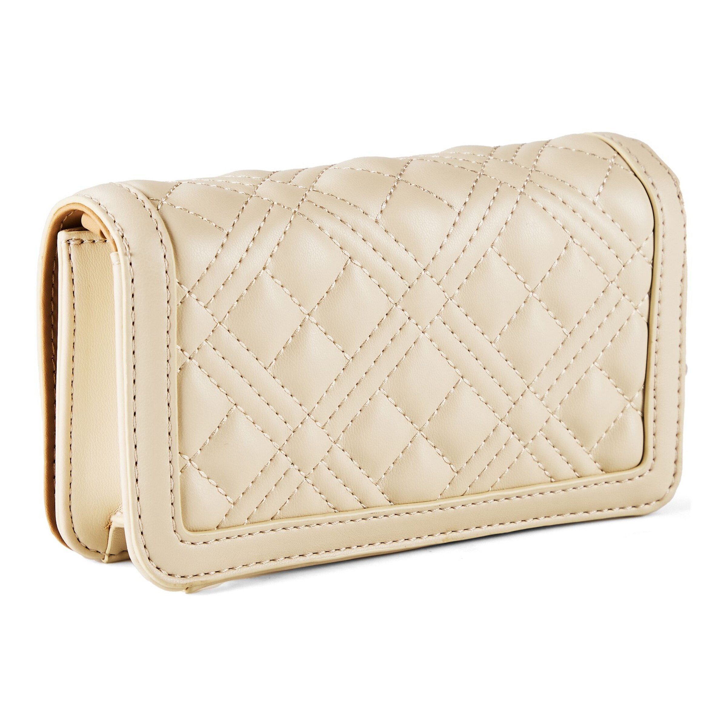 Love Moschino Schoudertas 'Quilted' in Beige