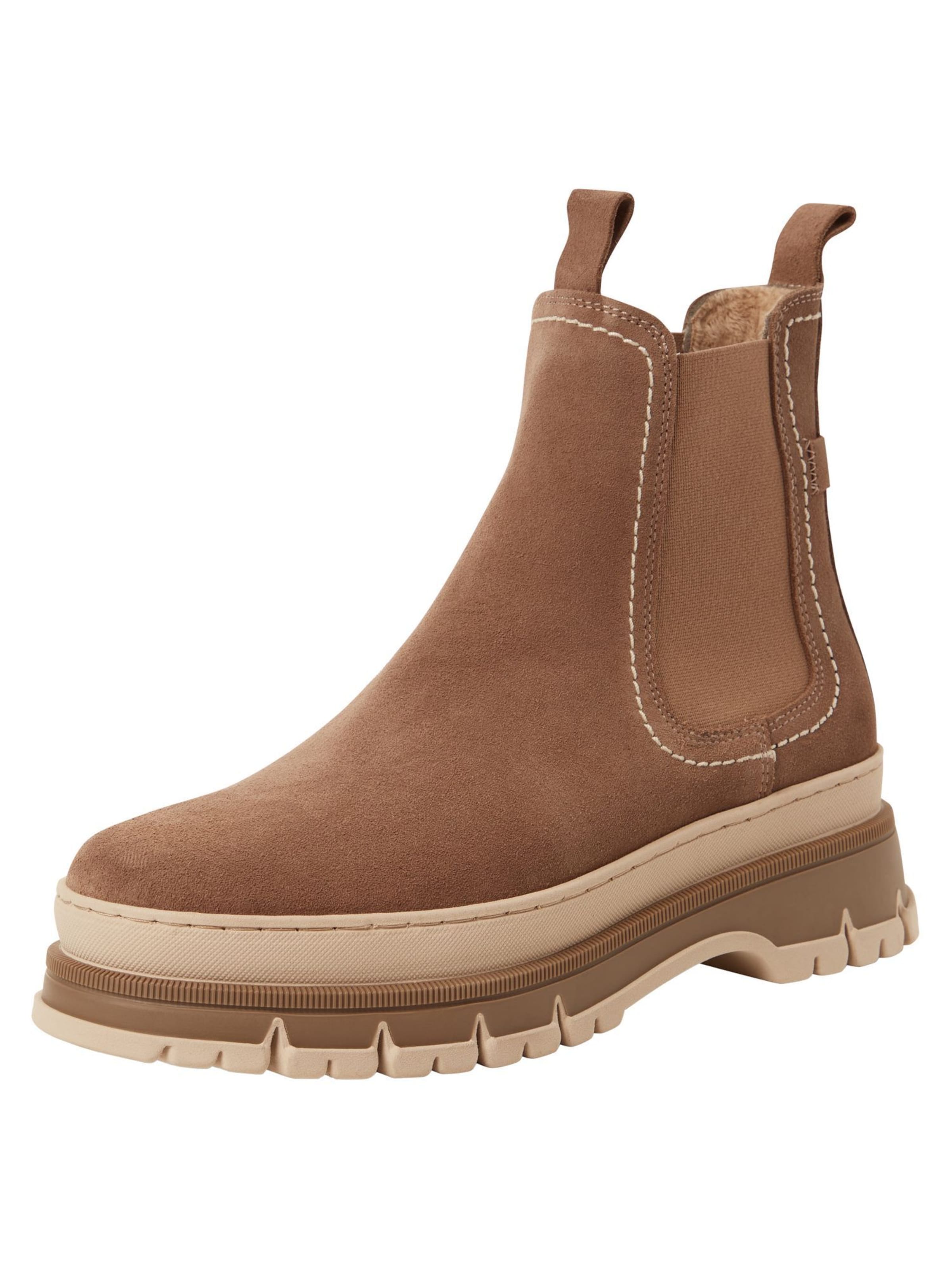 Chelsea Boots Tamaris en marron : devant