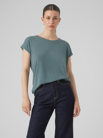 VERO MODA T-shirt 'Ava' i grön: framsida