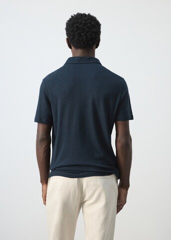 MANGO MAN Poloshirt 'Amberes' in Blau