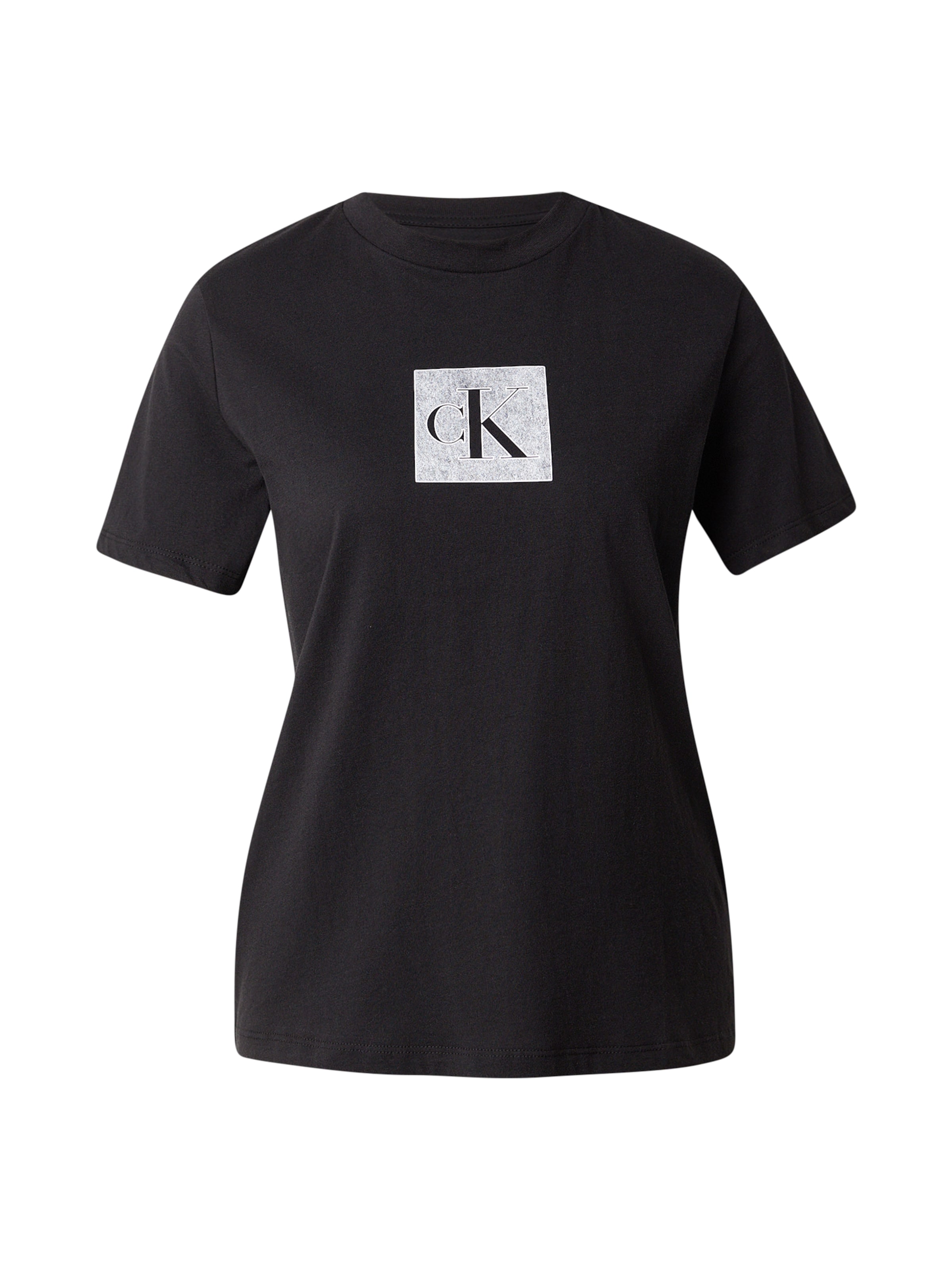 Calvin Klein Jeans Póló - fekete: elől