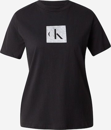 Calvin Klein JeansMajica - crna boja: prednji dio