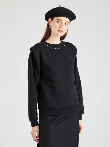Karl Lagerfeld - Sudadera 'HOTFIX' en negro: frente
