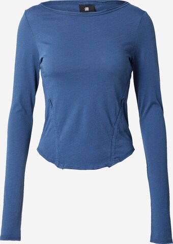 G-Star RAW Shirt in Blauw: voorkant