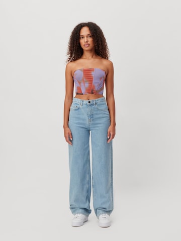 LeGer by Lena Gercke Wide Leg Jeans 'Carla' in Blau