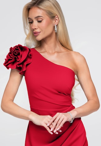 Ombre Evening dress in Red